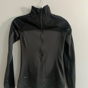 Nike Black and Gray Women's Top
